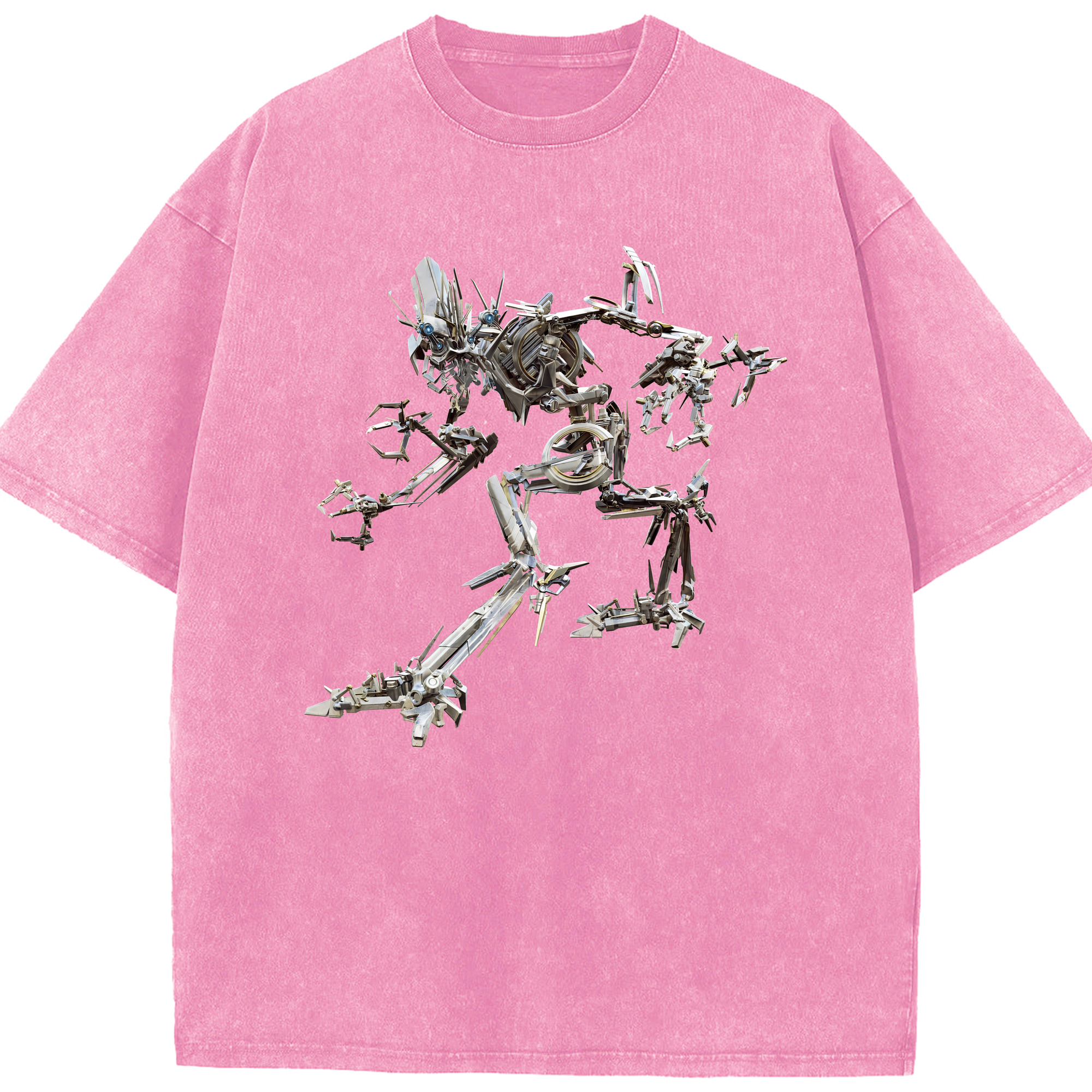 （画像用） Transformers トランスフォーマー 綿100% ヴィンテージ風 半袖Tシャツ（フロントプリント）